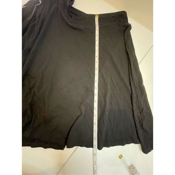 Daisy Fuentes women’s XL asymmetrical black swing skirt - Picture 4 of 7